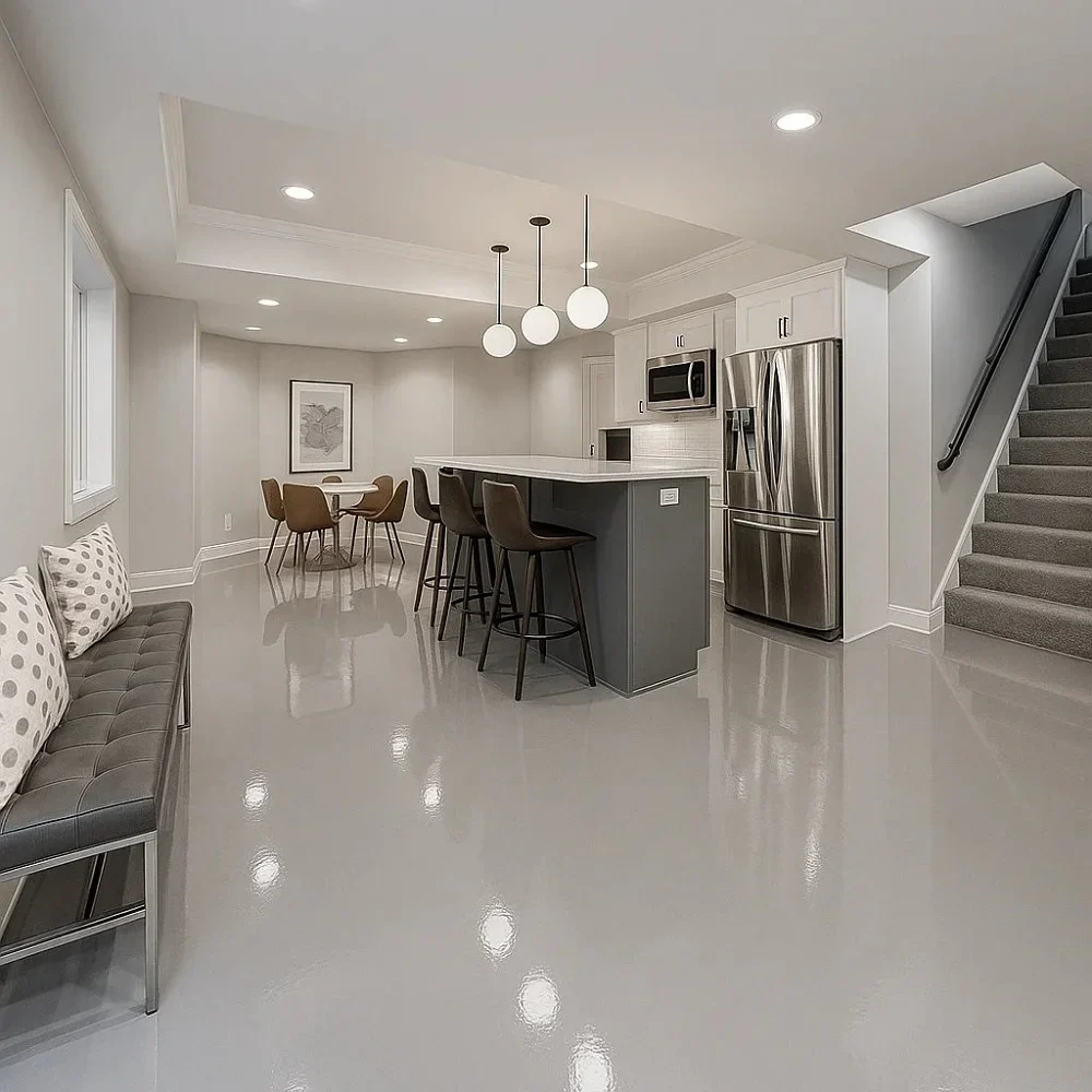 Epoxy Basement Flooring [Residential]